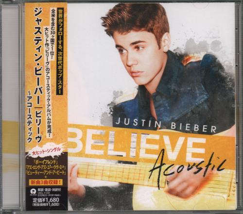 Justin Bieber Believe Acoustic Japanese Promo CD album (CDLP) (666404)
